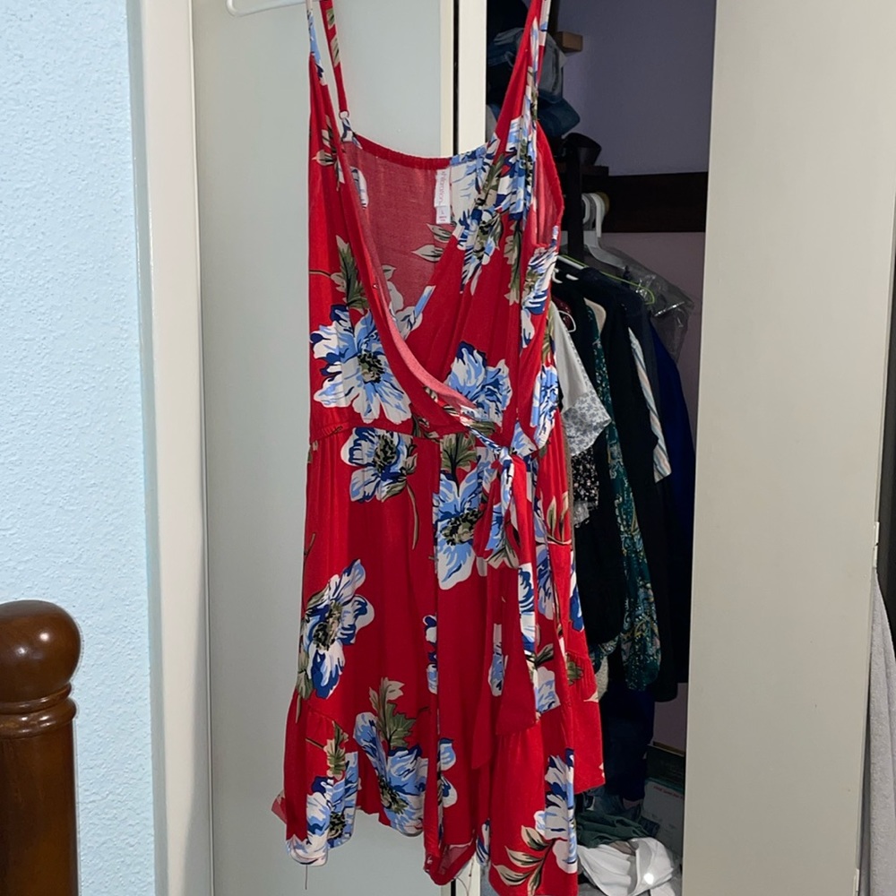 Red romper!